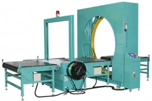 strapping machine, orbital stretch wrapper