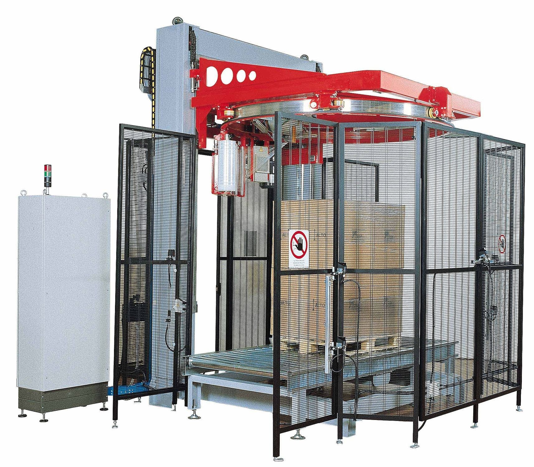 Chinese-automatic-rotary-ring-pallet-stretch-wrapper