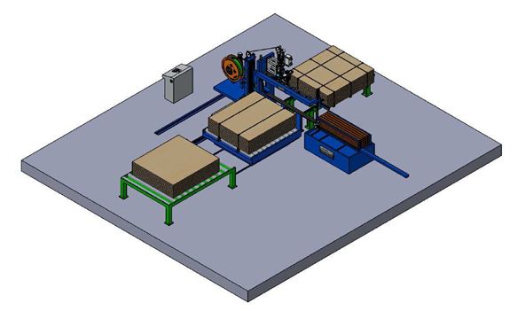 automatic strapping machine for MDF Panel
