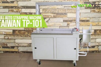 Automatic Strapping Machine for Efficient Packaging.