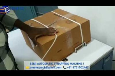 Strapping Machine with Semi-Automatic Functionality