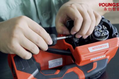 Tool for Plastic Banding with Battery Operation.