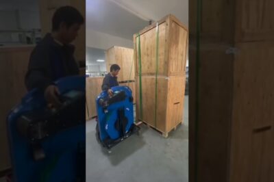 High pallet strapping machine for cargo packing.