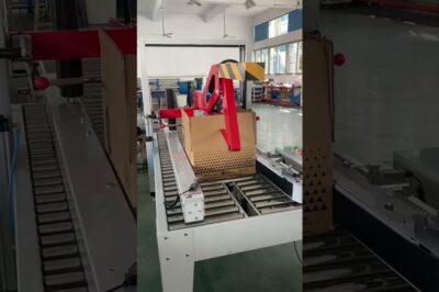 Automatic Carton Sealer and Box Strapping Machine.