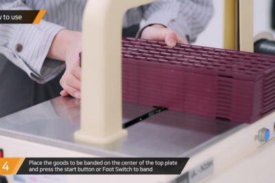 Strapping Machine with Automatic Functionality.