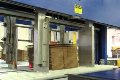 Machine for Squaring and Strapping in TR5C-SQ2 Model.