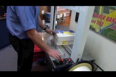 Machine for Automatically Strapping Packages