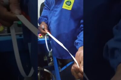Adjusting automatic strapping machine, fixing strip jamming and reversing problems.
