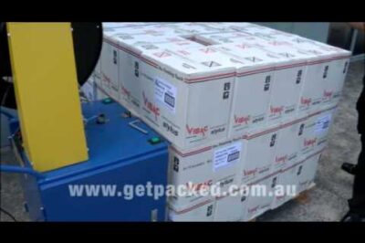 Strapping Machine for Pallets with GPS Tracking – Model GPSAS26