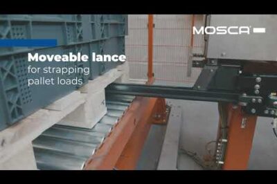 Fully automatic pallet strapping machine with model number KZV-311.