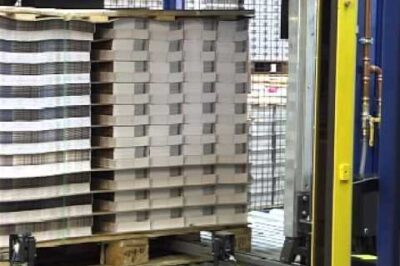 Automated Pallet Strapping and Wrapping System