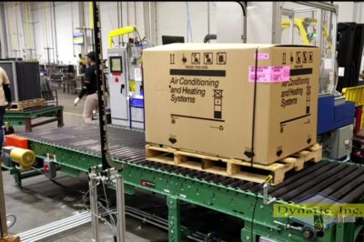 Box Strapping Machine for Large Shipments with Side Sealing.