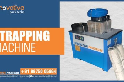 How to install box straps using an automatic strapping machine.