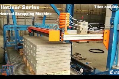 Machine for Strapping Cords Horizontally.