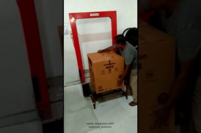 Compact Strapping Machine with Automated Function.