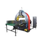 12 word alternative: "horizontal stretch wrapping machine for packaging goods with