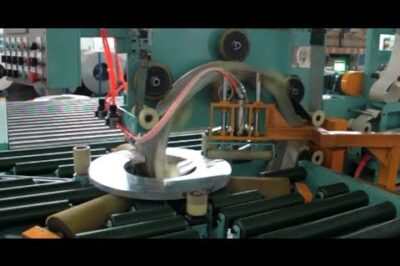 12-word rewrite: “Coil line with tilter and stacker for efficient packing process.”