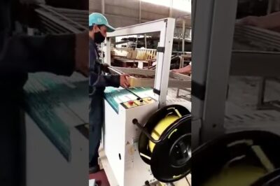 “Compact Strapping Machine for Plastic Boxes and Carton Cases”