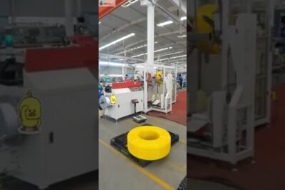 “Plastic pipe coiler and strapping machine with automatic functionality”