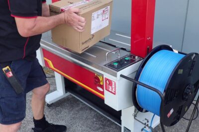 Automatic Strapping Machine for Packaging Purposes