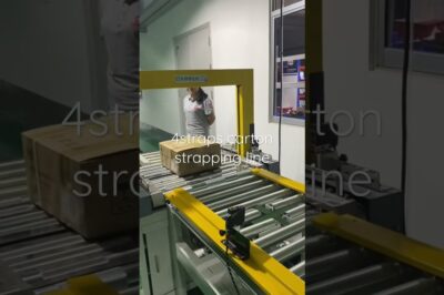 Fully Automated Carton Strapping Line for Efficient Box Strapping