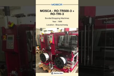 Bundle/Strapping Machines for SALE | MOSCA – RO-TR500-3 + RO-TRI-3 | Available at @Machinedalal