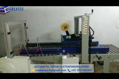 Tape and Strap Machine for Automated Packaging
