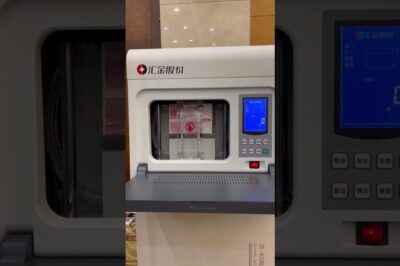 “New and Improved Banknote Strapping Machine with Upgraded Huijin Design”