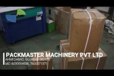 “Compact Packaging Machine for Securing Boxes”