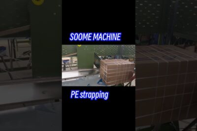 Packaging Machine for Box Goods with PE Belt Strapping