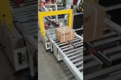 Sealing and Strapping Machine for Carton Boxes