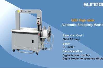 Automatic Strapping Machine for Sunpack Q8D, available at xutian-china.com.