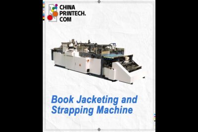 Book Jacketing and Strapping Machine: Advanced Packaging Solution for Efficient Binding and Protection.