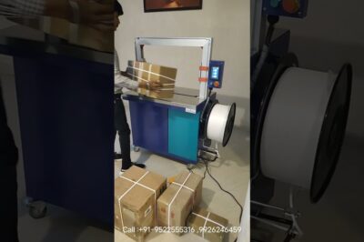 Box Strapping Machine KH-102: Streamline your packaging process with this efficient and convenient automatic strapping machine.