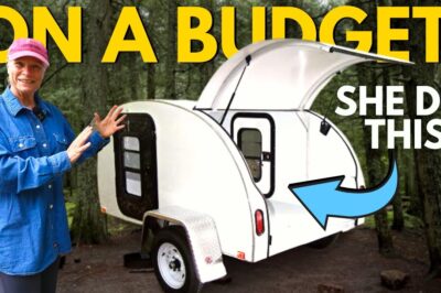 Woman Transforms Camper into Cozy Haven