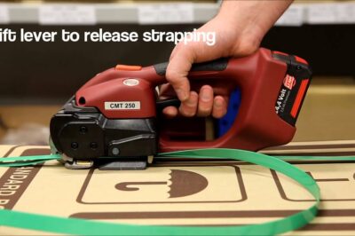 PET Strapping Tensioner that adjusts automatically.