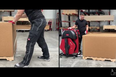 Semi-automatic pallet strapping/banding: step-by-step guide.