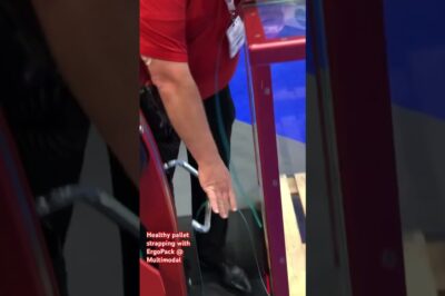 Check out our ergonomic pallet strapping machine in action at the Multimodal Exhibition – designed for ease and efficiency!