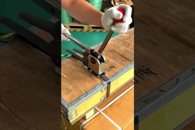 Stainless Steel Strapping Tool, No Seals Needed. #Smartwork #FYP