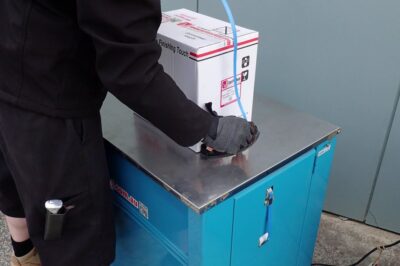Semi-Automatic Machine for Strapping