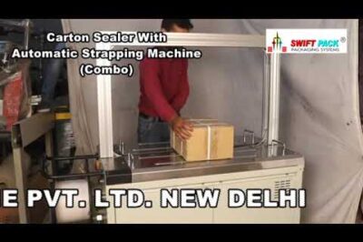 Strapping Machine that Operates Automatically