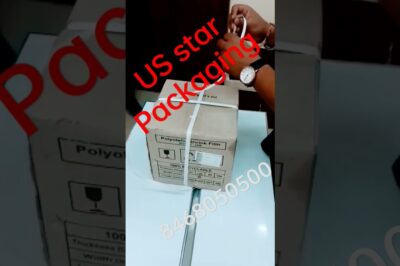 Machine for securing or fastening items together using straps.