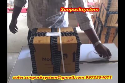 Automatic Box Strapping Machine for Efficient Packaging by Sunpacksystem