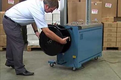 “Automated Strapping Machine for Efficient Packaging”