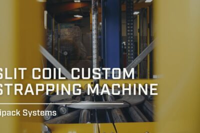 Compact Coil Strapping Machine for Custom Slit Coils