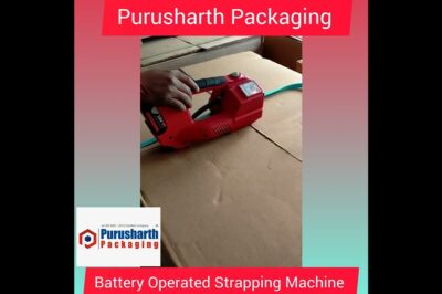 Portable Strapping Machine Powered by Batteries