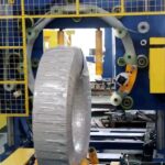 wrapping machine for steel coils.