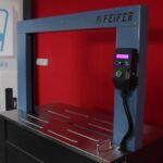 Automatic PP strapping machine for efficient packaging with model TP-158 FORTE.