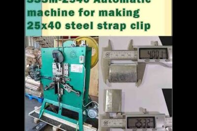 Automatic Machine for Producing 25×40 Steel Strap Clip – Contact WA: +8618621323471
