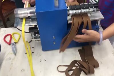Leather Belt Cutting and Folding Machine for Various Materials
